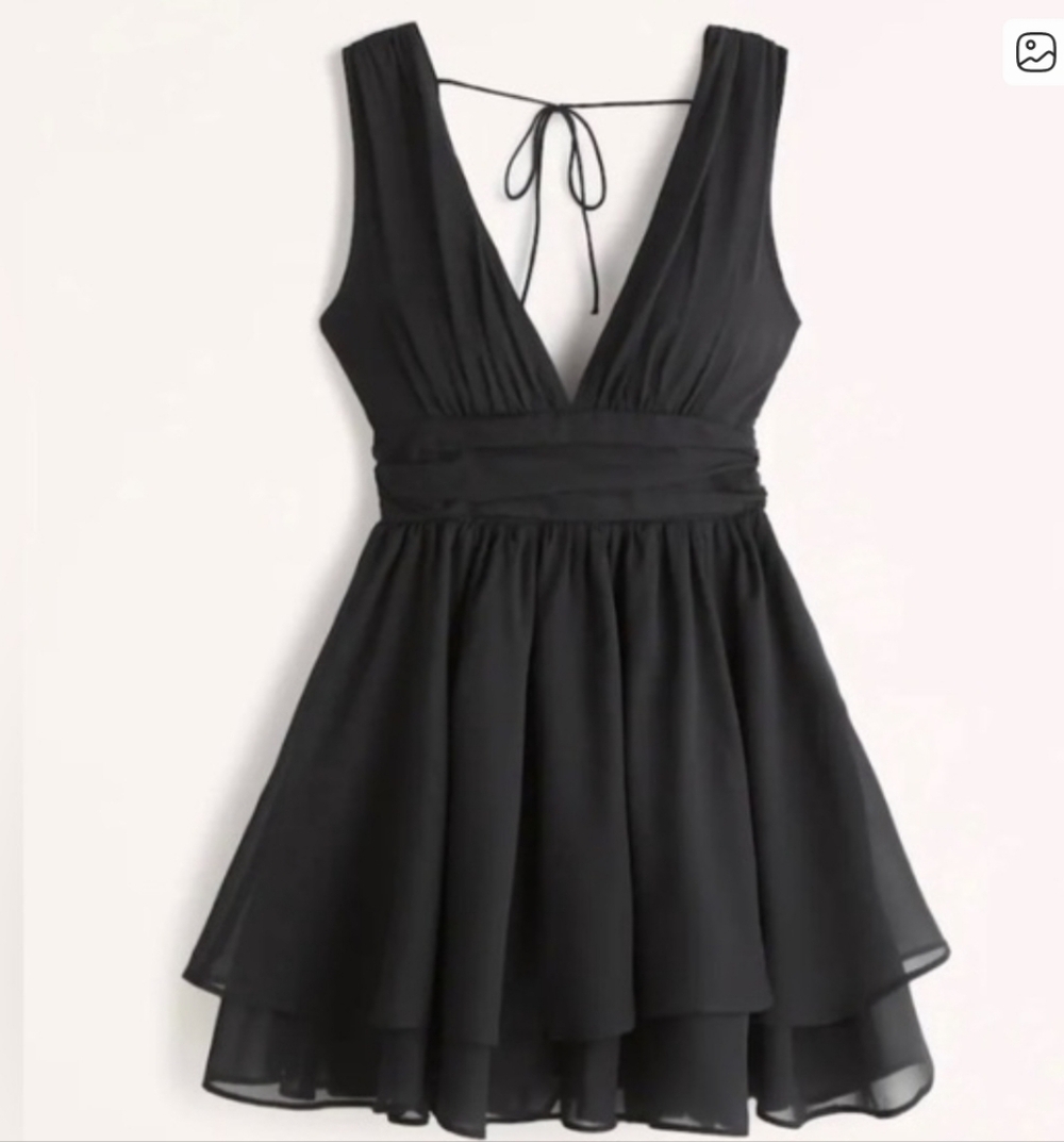 Abercrombie & Fitch Elegant Black Kids Dress